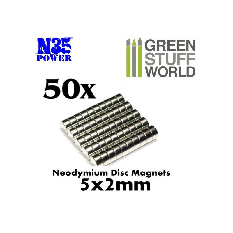 Green Stuff World 5x2mm - 50 units (N35)