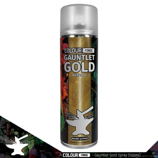 The Colour Forge Gauntlet Gold Spray (500ml)
