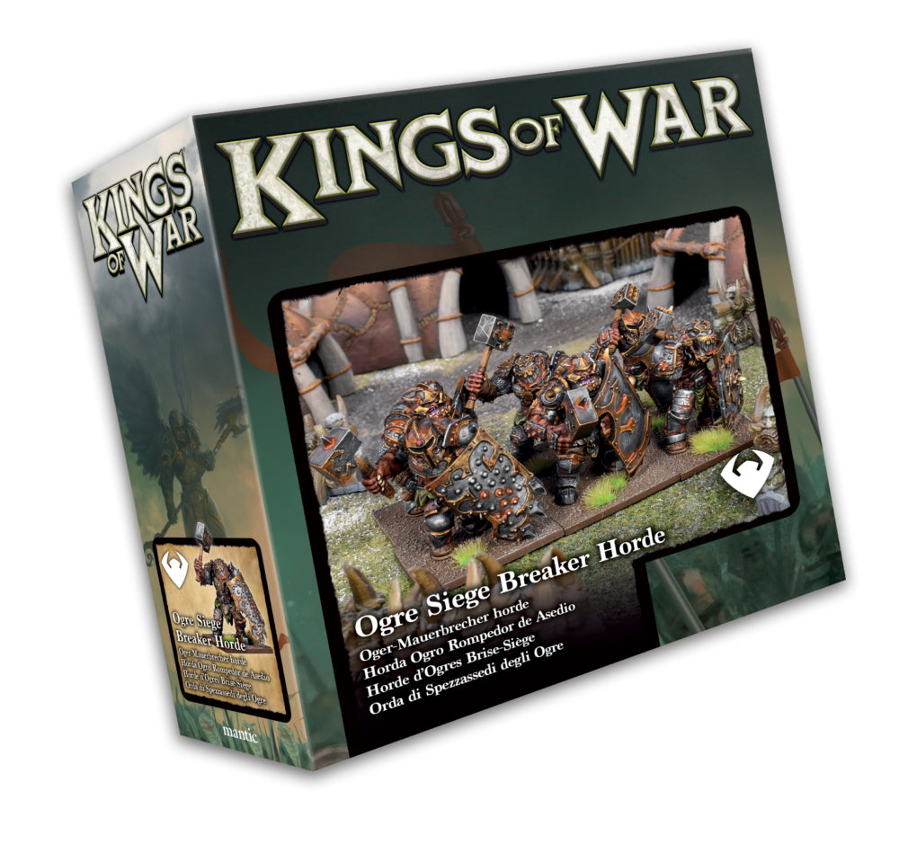 Kings of War Ogre Siege Breaker Horde