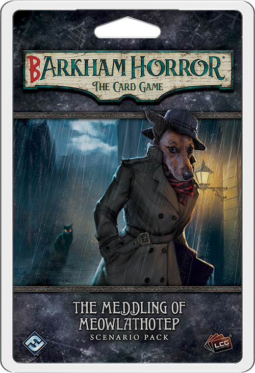 Barkham Horror The Card Game The Meddling of Meowlathotep Scenario Pack