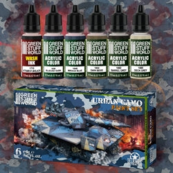Green Stuff World: Paint Set - Urban Camo