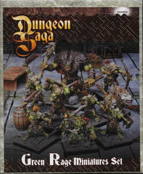 Dungeon Saga: Green Rage Miniature Set