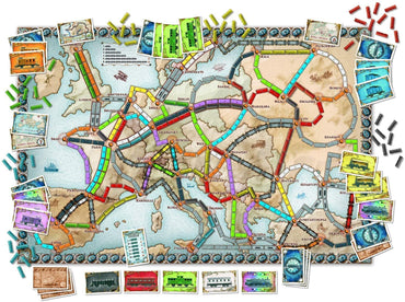 Ticket to Ride Europe Boardgame