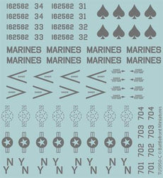 Flames of War American Decal Set