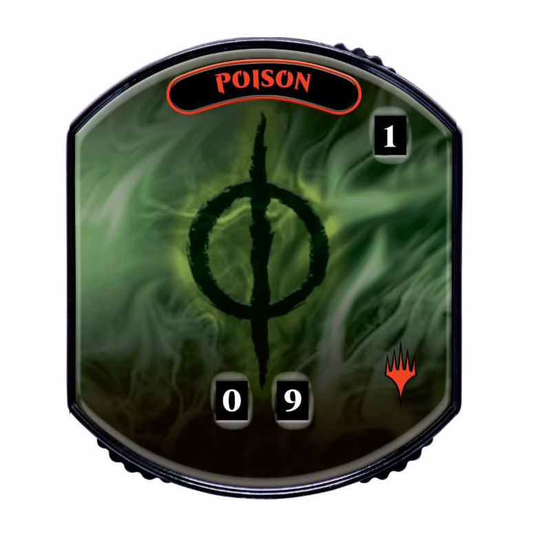 Foil Poison UltraPro Relic Token Lineage Collection Magic the Gathering