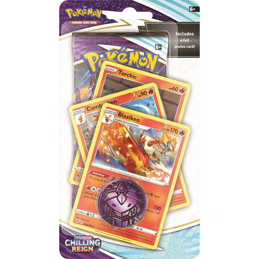 Pokémon TCG: Sword & Shield 6 Chilling Reign Premium Checklane Blister Blaziken