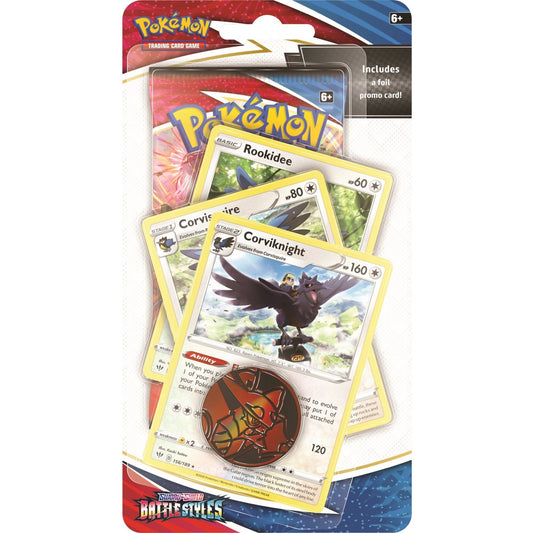 Pokémon TCG: SWSH5 Battle Styles Premium Checklane Blister Corviknight