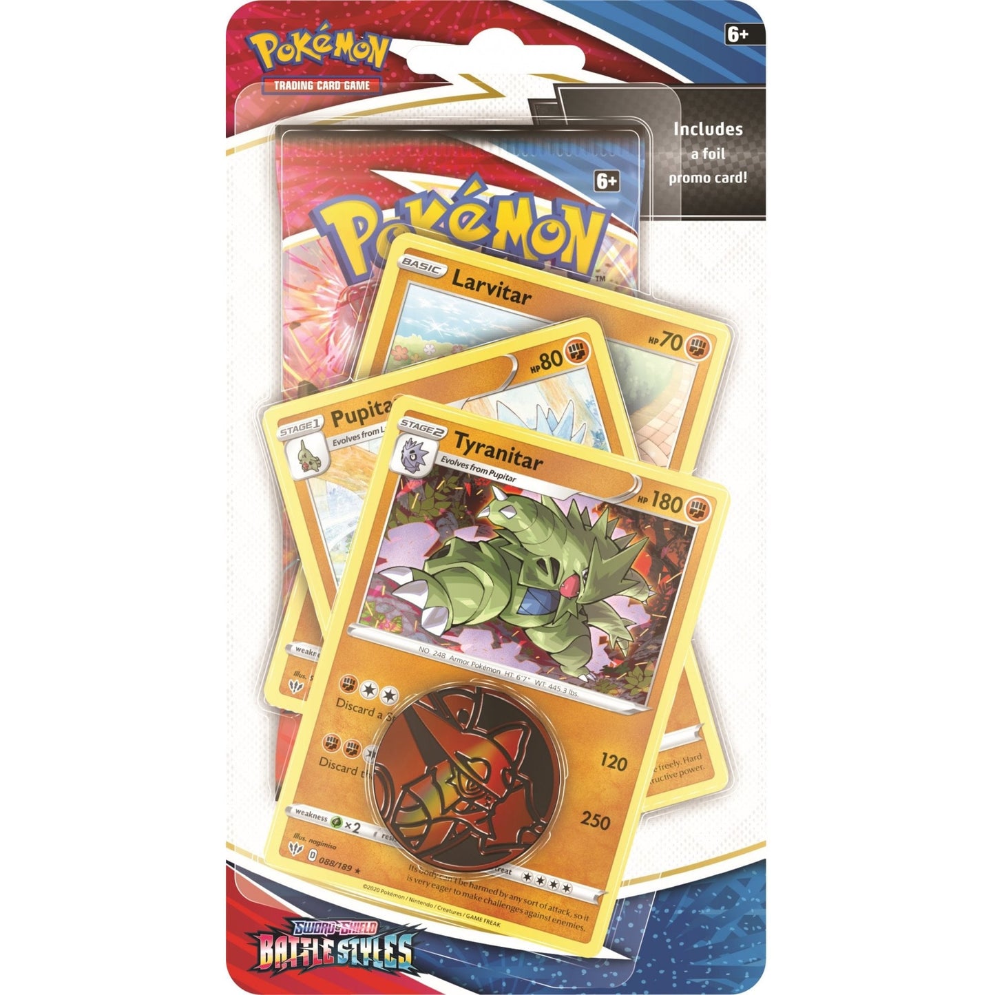 Pokémon TCG: SWSH5 Battle Styles Premium Checklane Blister Tyranitar
