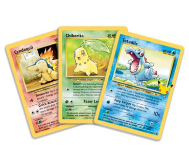 Pokemon 25th Anniversary First Partner Pack Johto Oversize Jumbo