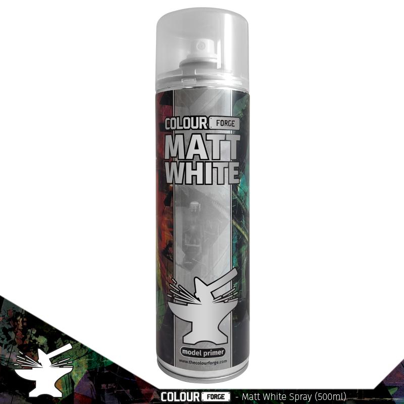 The Colour Forge Matt White Spray (500ml)