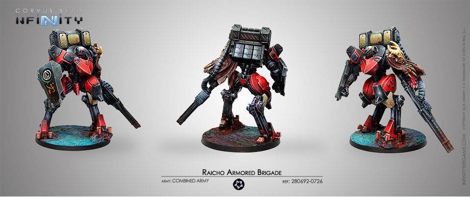 Raicho Armored Brigada Infinity Corvus Belli