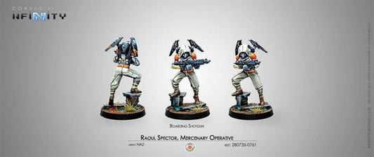 Raoul Spector, Mercenary Operative (Boarding Shotgun) Infinity Corvus Belli