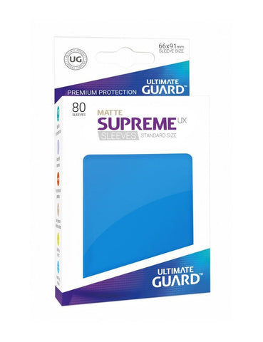 Ultimate Guard Supreme UX Sleeves Standard Size Matte Royal Blue (80)