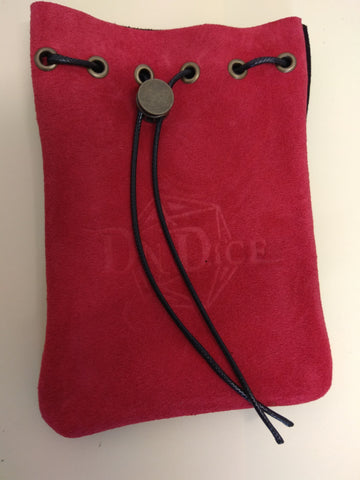 Red/Black Suede Bag of Holding - Dndice