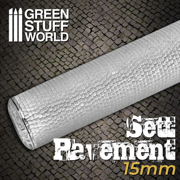 Green Stuff World Rolling Pin Sett Pavement 15mm