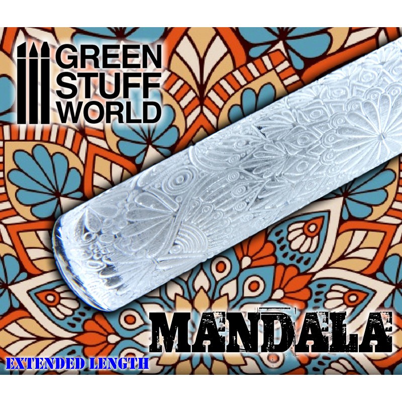 Green Stuff World: Rolling Pin Mandala