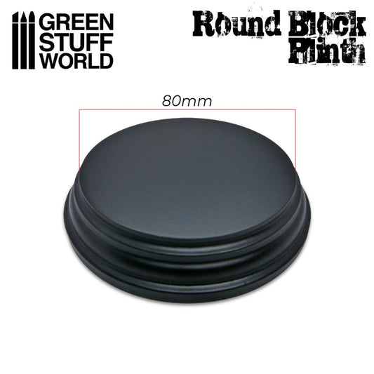 Green Stuff World Round Top Display Plinth 8cm