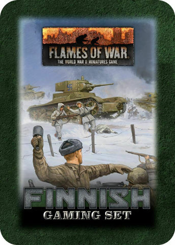 Flames of War - Finnish Gaming Set (x20 Tokens, x2 Objectives, x16 Dice)