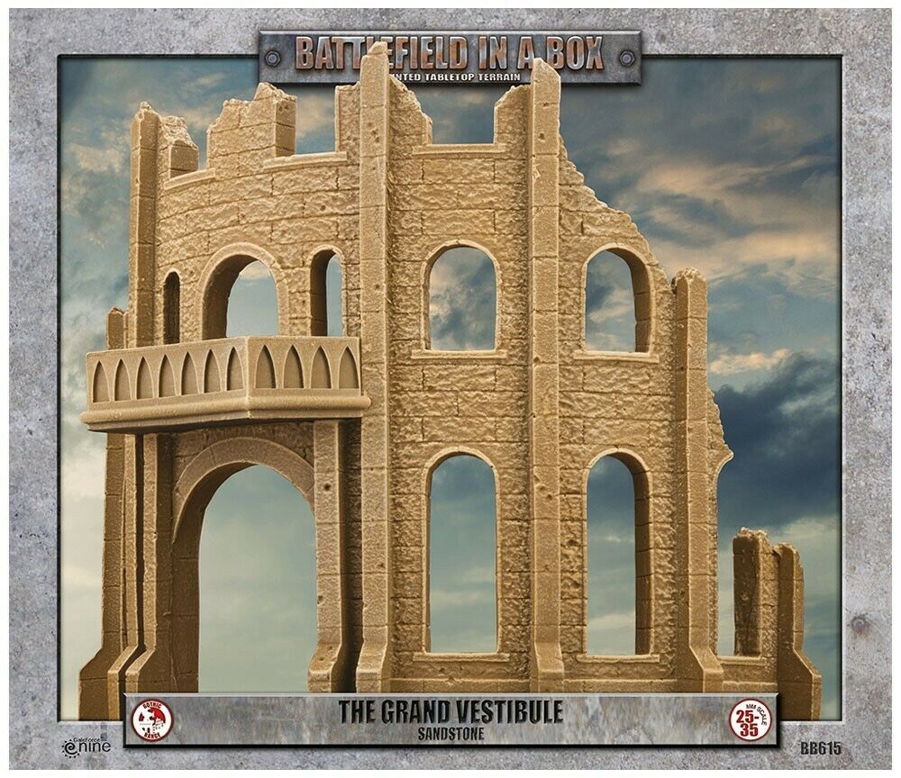Battlefield In a Box - The Grand Vestibule - Sandstone 30mm