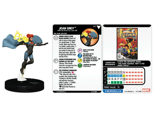 Heroclix - Marvel Animated X-Men Dark Phoenix Saga - JEAN GREY #047 CHASE