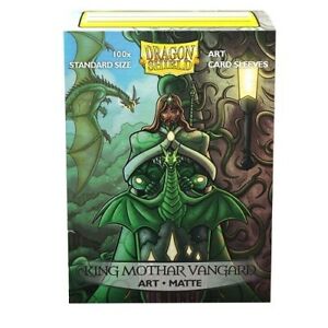 Dragon Shield 100 Standard Matte Classic Sleeves - Art King Mothar Vangard