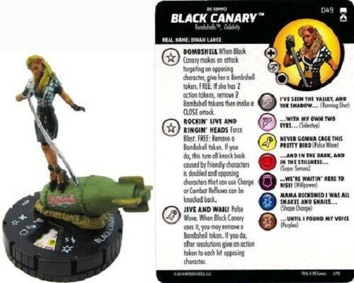 Heroclix - DC Rebirth - BLACK CANARY #049
