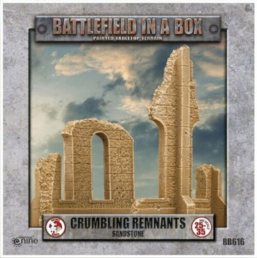 Battlefield In a Box - Crumbling Remenants - Sandstone 30mm