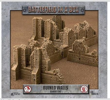 Battlefield In a Box - Walls - Sandstone 30mm