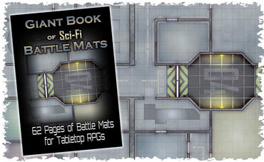 Loke Battle Mats Giant Book of Sci-Fi Battle Mats