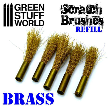Green Stuff World Scratch Brush Set Refill – Brass
