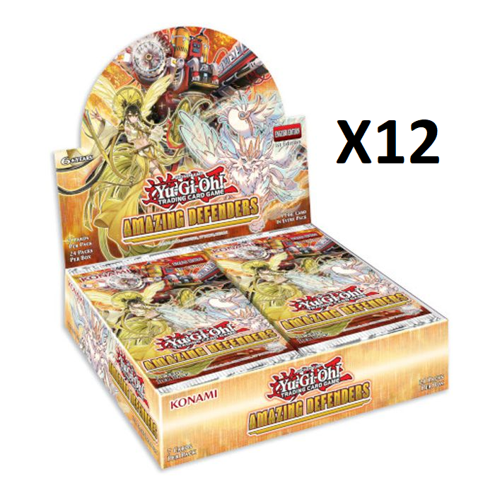 Yu-Gi-Oh! - Amazing Defenders Booster Box  SEALED CASE OF 12 Displays