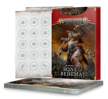 AGE OF SIGMAR WARSCROLL CARDS: SONS OF BEHEMAT (ENG)