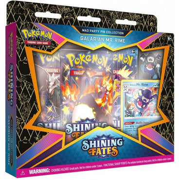 Pokémon TCG Shining Fates Mad Party Pin Collection Galarian Mr. Rimer)