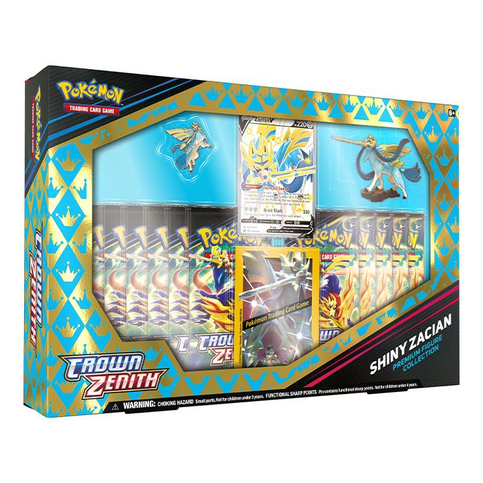 Pokemon TCG: Sword & Shield 12.5 Crown Zenith Premium Figure Collection Shiny Zacian