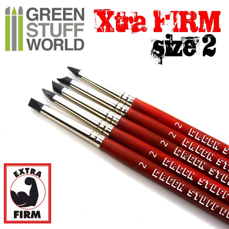 Green Stuff World Colour Shapers Brushes SIZE 2 - EXTRA FIRM