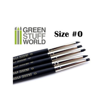 Green Stuff World Colour Shapers Brushes SIZE 0 - BLACK FIRM