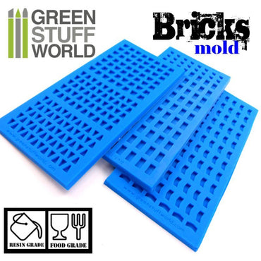 Green Stuff World: Silicone molds - BRICKs