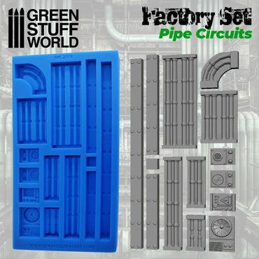 Green Stuff World: Silicone Molds - Pipe Circuits