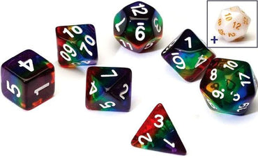 Sirius Dice Polyhedral Dice Set -Translucent Rainbow