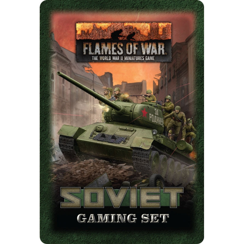 Flames of War - Soviet Gaming Set (x20 Tokens, x2 Objectives, x16 Dice)