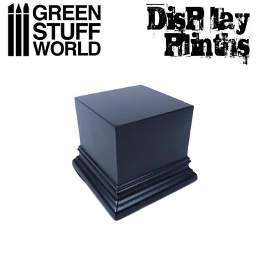 Green Stuff World Square Top Display Plinth 6x6 cm - Black