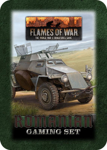 Flames of War - Romanian Gaming Set (x20 Tokens, x2 Objectives, x16 Dice)