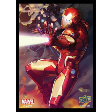 Marvel Card Sleeves: Iron Man Upper Deck 65 Count