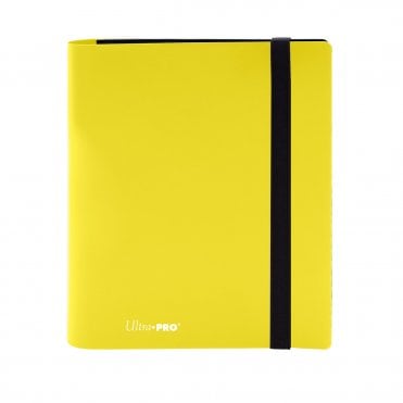 Ultra Pro 4-Pocket Pro-Binder Eclipse Lemon Yellow
