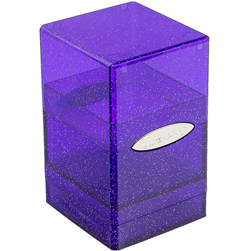 Ultra Pro Satin Tower - Glitter Purple