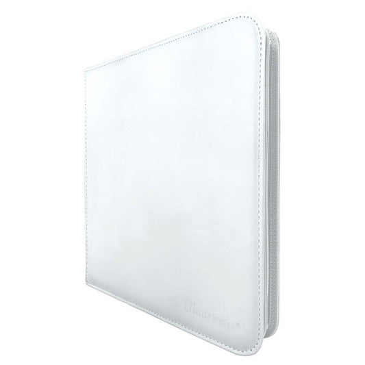 Vivid 9-Pocket Zippered PRO-Binder - White