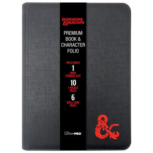 Ultra Pro Premium Zippered Book & Character Folio: D&D