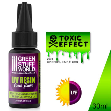 Green Stuff World UV Resin 30ml - Toxic Effect