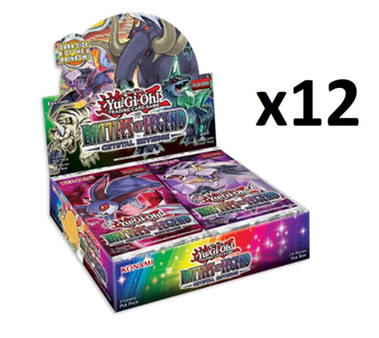 Yu-Gi-Oh! TCG: Battles of Legend: Crystal Revenge Booster Box SEALED CASE OF 12 Displays