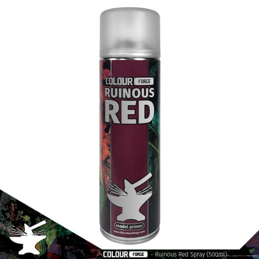 The Colour Forge Ruinous Red Spray (500ml) (EL)